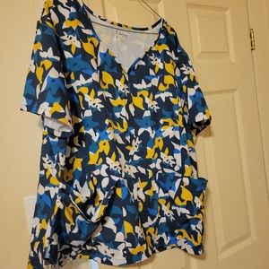 Pandamed scrubs top